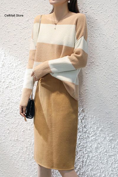 pullover 100%wool sweater knitted women winter 2020 new korean style long sleeve stripes o-neck warm female sweaters1, White;black
pullover 100%wool sweater knitted women winter 2020 new korean style long sleeve stripes o-neck warm female sweaters1, White;black