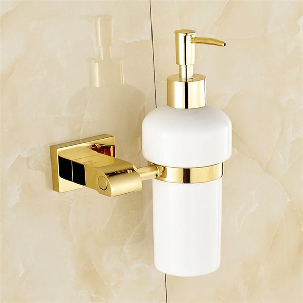 liquid soap dispensers brass luxury gold color soap dispenser wall mounted with frosted glass container bottle bathroom products
liquid soap dispensers brass luxury gold color soap dispenser wall mounted with frosted glass container bottle bathroom products