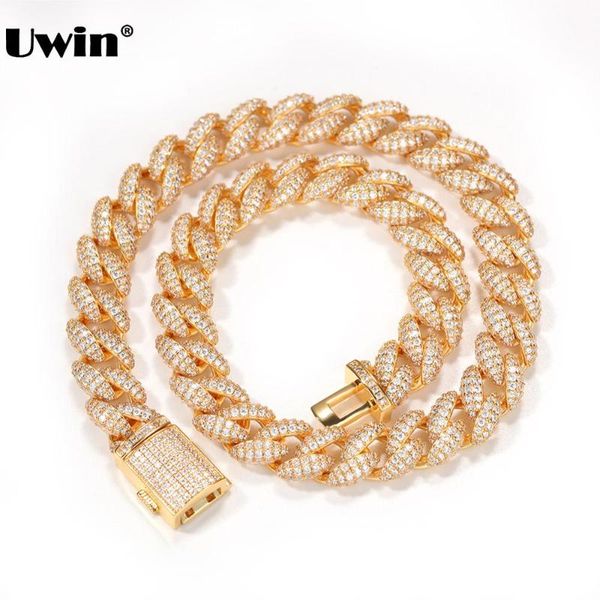uwin fashion jewelry stylish 12mm iced out cubic zirconia necklaces for men and women luxury box clasp choker necklace, Silver
uwin fashion jewelry stylish 12mm iced out cubic zirconia necklaces for men and women luxury box clasp choker necklace, Silver