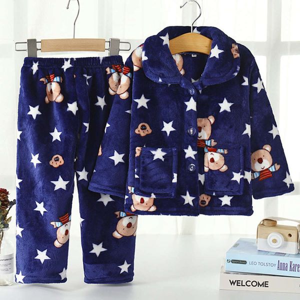 autumn boys children's winter pajamas flannel middle and big girls coral veet housewear suit, Blue;red
autumn boys children's winter pajamas flannel middle and big girls coral veet housewear suit, Blue;red