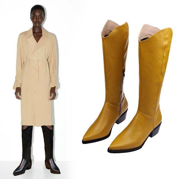 band designer faux leather women knee high boots pointed toe boots women long chunky block high heel black apricot brown
band designer faux leather women knee high boots pointed toe boots women long chunky block high heel black apricot brown