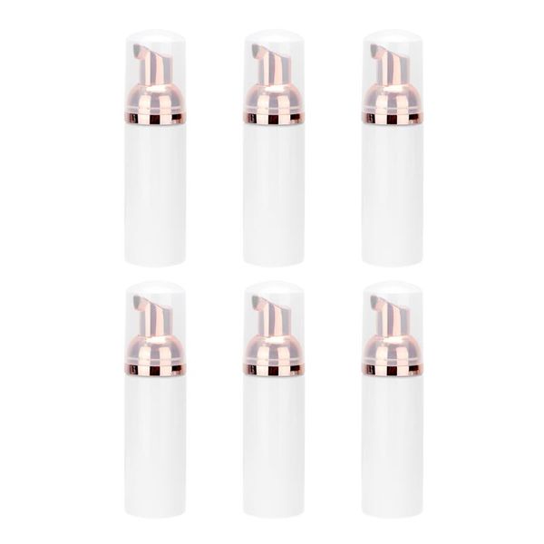 6pcs empty plastic bottles foam-making containers makeup bottles refillable cleanser container (rose gold pump head)
6pcs empty plastic bottles foam-making containers makeup bottles refillable cleanser container (rose gold pump head)