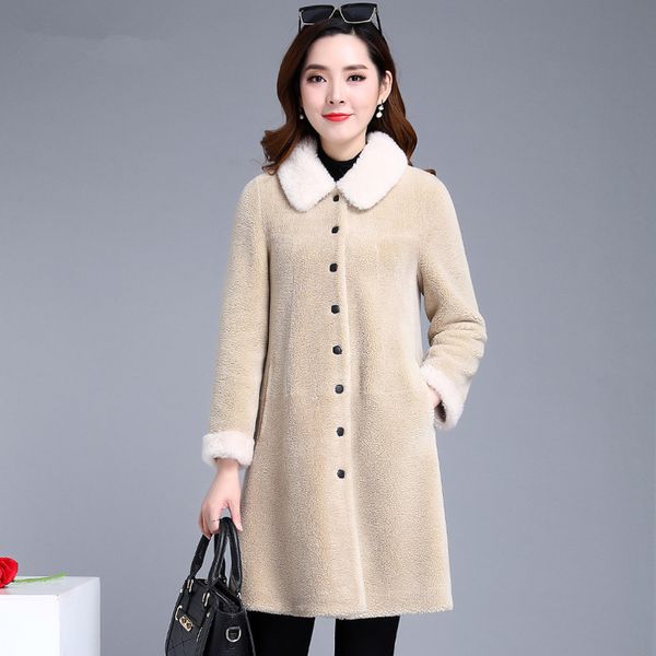 winter jacket women coat of the female fake korean lamb fur coats long women's clothing 2020 chaqueta mujer my4287 2xfl, Black
winter jacket women coat of the female fake korean lamb fur coats long women's clothing 2020 chaqueta mujer my4287 2xfl, Black