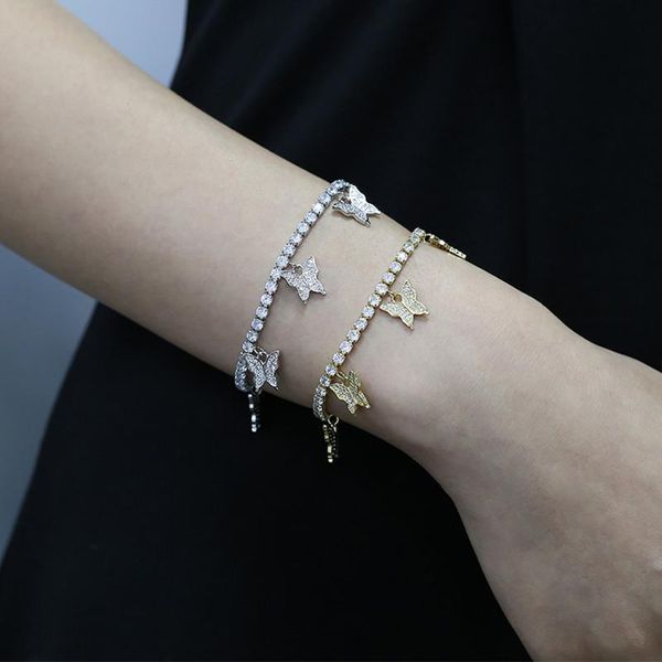 17.5+5cm, 3mm cubic zirconia tennis chain bracelet with 4 pcs butterfly charms copper jewelry white/gold plated bangle for lady, Black
17.5+5cm, 3mm cubic zirconia tennis chain bracelet with 4 pcs butterfly charms copper jewelry white/gold plated bangle for lady, Black