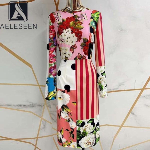 aeleseen runway fashion autumn dress long sleeve flower dots strip print contrast color slim office ladies midi dresses1, Black;gray
aeleseen runway fashion autumn dress long sleeve flower dots strip print contrast color slim office ladies midi dresses1, Black;gray