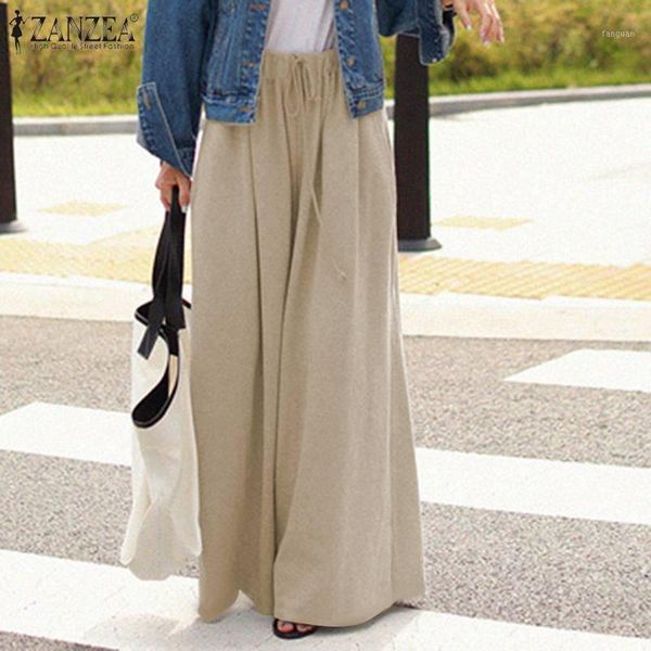 zanzea fashion wide leg pants women high waist solid long trousers loose autumn pantalon casual streetwear palazzo plus size 5xl1, Black;white
zanzea fashion wide leg pants women high waist solid long trousers loose autumn pantalon casual streetwear palazzo plus size 5xl1, Black;white