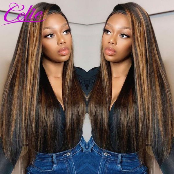 lace wigs straight highlight wig colored human hair for black women 13x4 front, Black;brown
lace wigs straight highlight wig colored human hair for black women 13x4 front, Black;brown