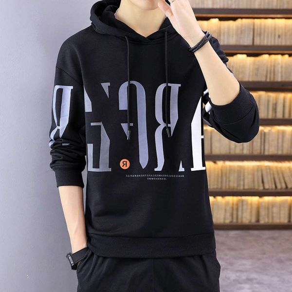 value for money typical men's autumn new style sweater hooded versatile top, Black
value for money typical men's autumn new style sweater hooded versatile top, Black