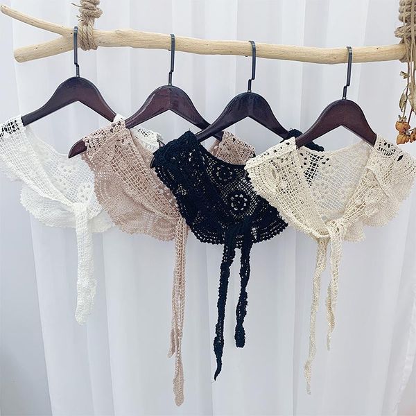 scarves lace hollow out fashionable small shawl women's japanese-style sweet decoration decorative collar versatile vintage cotton, Blue;gray
scarves lace hollow out fashionable small shawl women's japanese-style sweet decoration decorative collar versatile vintage cotton, Blue;gray