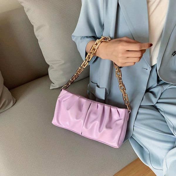 totes lns summer baguette bag for women pleated chains shoulder pu leather fashion cloud bags female leisure handbags sac
totes lns summer baguette bag for women pleated chains shoulder pu leather fashion cloud bags female leisure handbags sac