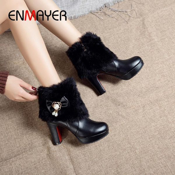 boots enmayer square heel pu zip women shoes pearl round toe super high solid short plush metal decoration winter microfiber1, Black
boots enmayer square heel pu zip women shoes pearl round toe super high solid short plush metal decoration winter microfiber1, Black
