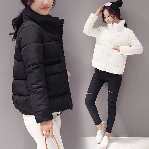 jacket women winter fashion warm thick solid short style cotton padded parkas coat stand collar xxl 201120, Black
jacket women winter fashion warm thick solid short style cotton padded parkas coat stand collar xxl 201120, Black