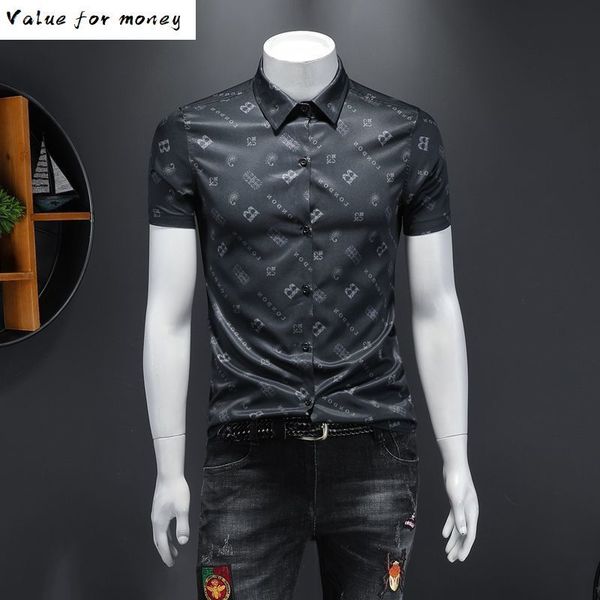 2020 shirt short-sleeved qiantang blue fake model c1212, White;black