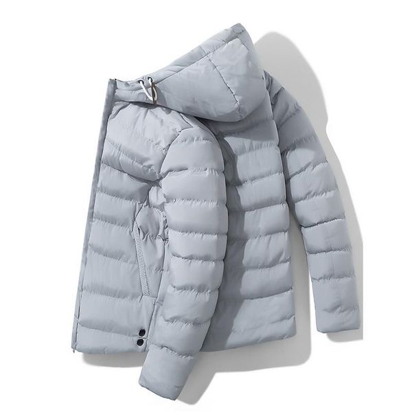 men's thickening cotton down jacket hooded fashion coat men windproof waterproof thick warm brand casual windbreaker clothing, Black;white
men's thickening cotton down jacket hooded fashion coat men windproof waterproof thick warm brand casual windbreaker clothing, Black;white