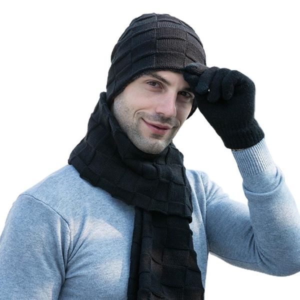 hats, scarves & gloves sets men winter 3pcs solid plaid knit beanie hat long scarf touch screen set u4lf, Blue;gray
hats, scarves & gloves sets men winter 3pcs solid plaid knit beanie hat long scarf touch screen set u4lf, Blue;gray
