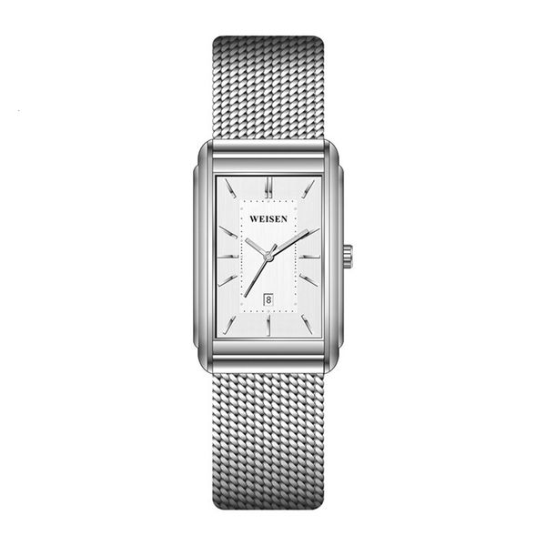 high fashion personality rectangular men's watch grade simple business watch stainless steel mesh belt waterproof quartz watch, Slivery;brown
high fashion personality rectangular men's watch grade simple business watch stainless steel mesh belt waterproof quartz watch, Slivery;brown