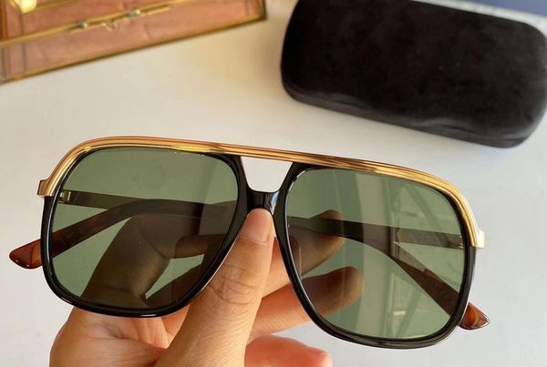 men square sunglasses 0200 black gold green lens sun glasses fashion sunglasses with box, White;black
men square sunglasses 0200 black gold green lens sun glasses fashion sunglasses with box, White;black