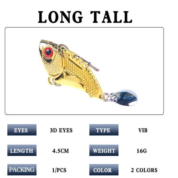 1pcs metal vib fishing lures 45mm 16g vivid vibrations gold sliver spoon lure bass artificial fishing hard bait cic jllnru
1pcs metal vib fishing lures 45mm 16g vivid vibrations gold sliver spoon lure bass artificial fishing hard bait cic jllnru