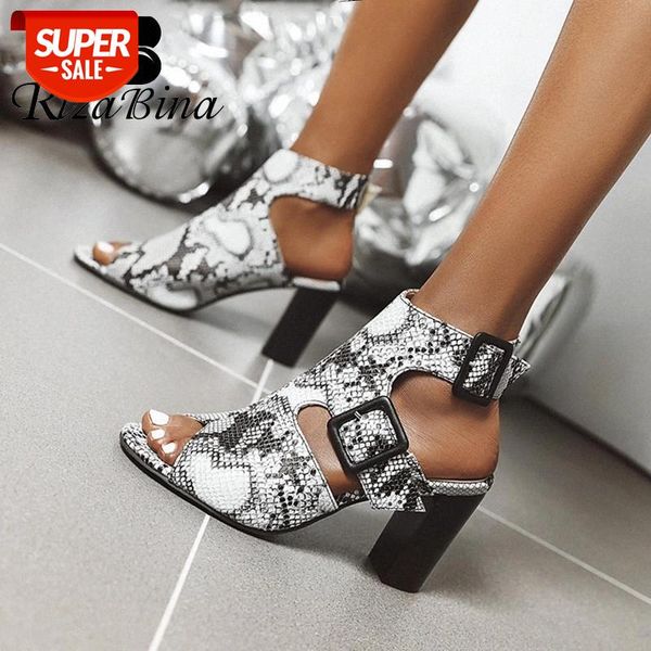 rizabina snakeskin pattern women sandals fashion open toe buckle shoes women square heel vintage party footwear size 34-43 #vi9u, Black
rizabina snakeskin pattern women sandals fashion open toe buckle shoes women square heel vintage party footwear size 34-43 #vi9u, Black