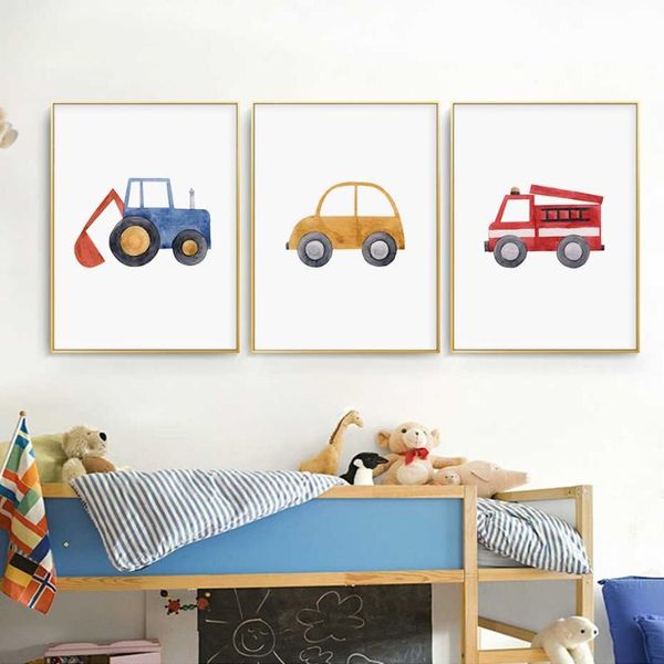cute machine boys blue tractor fire truck canvas paintings wall art pictures gift posters and prints for kids room home decor
cute machine boys blue tractor fire truck canvas paintings wall art pictures gift posters and prints for kids room home decor