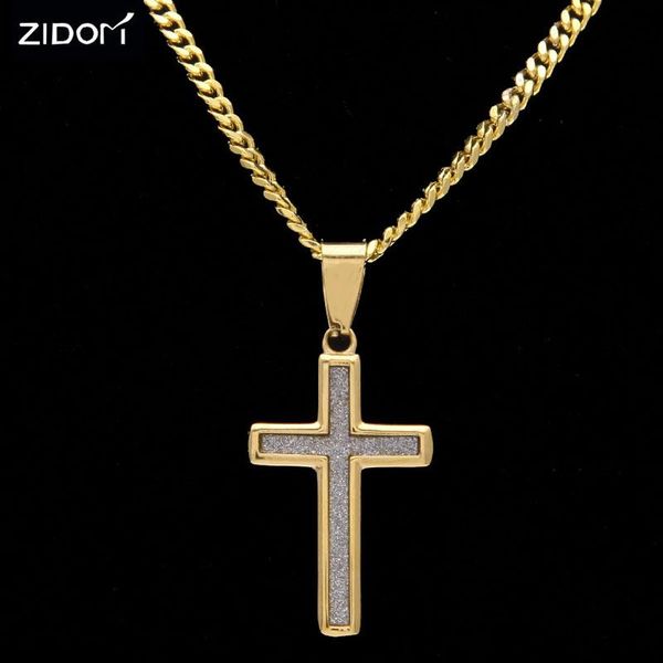 pendant necklaces stainless steel gold color bling cross hip hop gifts 60cm long link chain fashion men and women jewelry, Silver
pendant necklaces stainless steel gold color bling cross hip hop gifts 60cm long link chain fashion men and women jewelry, Silver