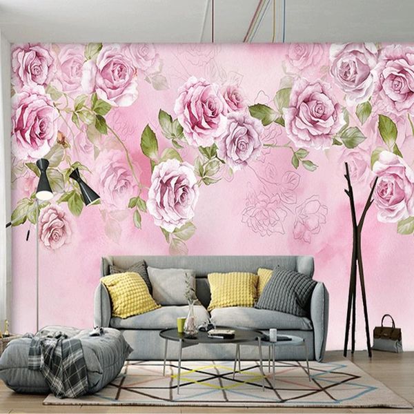 custom p wallpaper 3d floral purple rose silk background modern simple romantic living room bedroom wall design mural paper
custom p wallpaper 3d floral purple rose silk background modern simple romantic living room bedroom wall design mural paper
