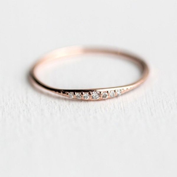 simple fashion little finger ring gold-plated inlaid zircon ring foreign trade europe and america female accessories, Silver
simple fashion little finger ring gold-plated inlaid zircon ring foreign trade europe and america female accessories, Silver
