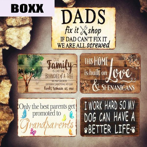 dad's shop shabby chic metal signs pub garage decorative plates family wall stickers parents art poster home decor mn70
dad's shop shabby chic metal signs pub garage decorative plates family wall stickers parents art poster home decor mn70
