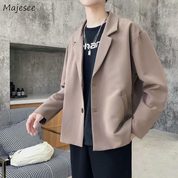 blazers men solid single breasted ins mens chic trendy casual outwear korean style streetwear loose oversize all-match teens new1, White;black
blazers men solid single breasted ins mens chic trendy casual outwear korean style streetwear loose oversize all-match teens new1, White;black