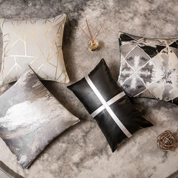modern luxury black grey silver pillow case cushion cover jacquard geometric waist pillowcase sofa lumbar cushion cover
modern luxury black grey silver pillow case cushion cover jacquard geometric waist pillowcase sofa lumbar cushion cover