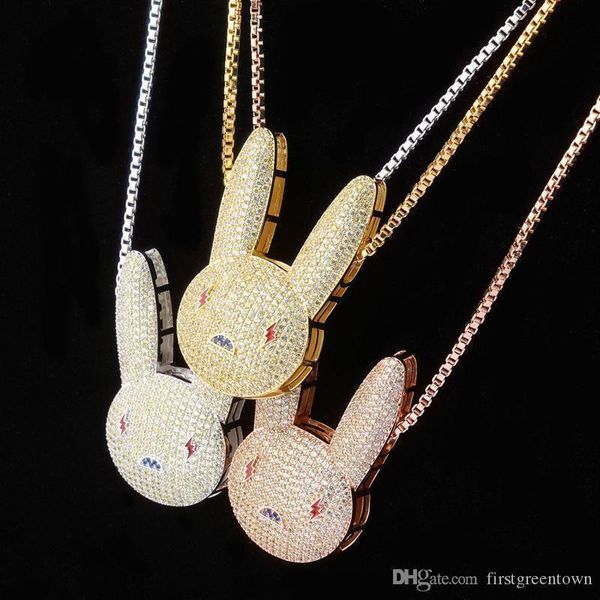 dz1xhip hop full diamond cute rabbit pendant necklace silver and rose gold lxuury women jewelrymsnw
dz1xhip hop full diamond cute rabbit pendant necklace silver and rose gold lxuury women jewelrymsnw