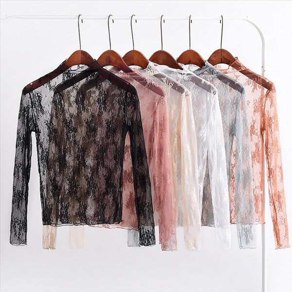 summer spring womens see through mesh basic long sleeve blouse mock neck embroidered floral lace loose pullover, White
summer spring womens see through mesh basic long sleeve blouse mock neck embroidered floral lace loose pullover, White
