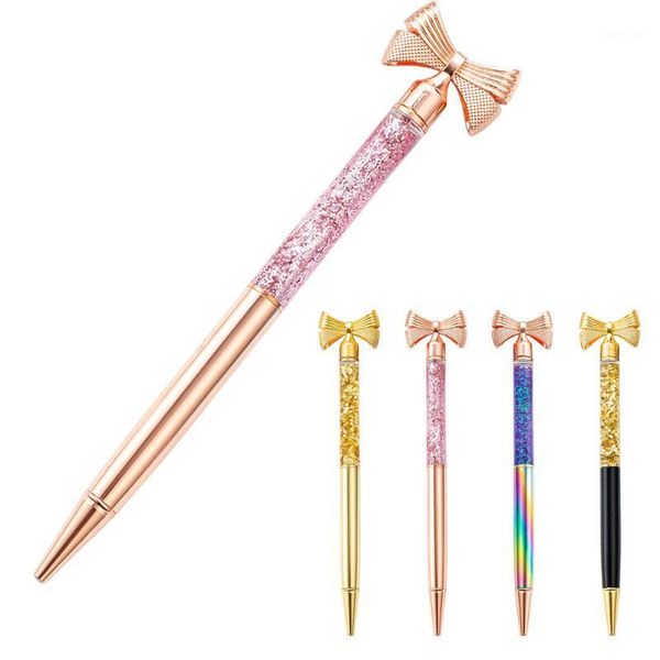 10pcs crystal ballpoint metal ball pens office supplies rose gold black white silver gradient dynamic liquid butterfly bow pen1, Blue;orange
10pcs crystal ballpoint metal ball pens office supplies rose gold black white silver gradient dynamic liquid butterfly bow pen1, Blue;orange