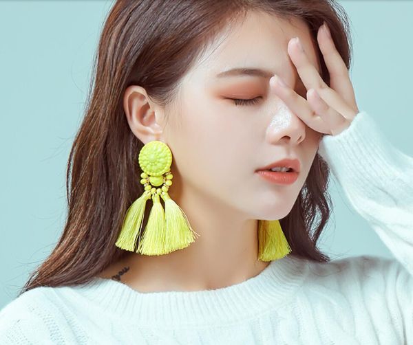 2021 the new bohemian style over-the-beach holiday p earrings come in white and green 524, Golden;silver
2021 the new bohemian style over-the-beach holiday p earrings come in white and green 524, Golden;silver