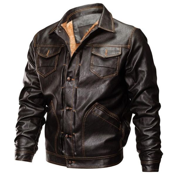 xiaonew winter pu leather jacket men tactical army bomber jacket warm pilot coat thick wool liner motorcycle, Black
xiaonew winter pu leather jacket men tactical army bomber jacket warm pilot coat thick wool liner motorcycle, Black