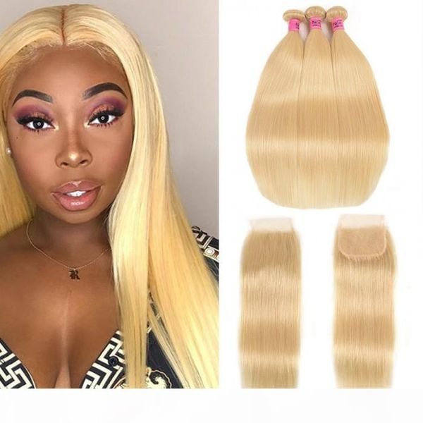 tkwig hair 3 bundles 613 blonde straight human hair weaves with 4x4 lace closure human hair with high quality, Black;brown
tkwig hair 3 bundles 613 blonde straight human hair weaves with 4x4 lace closure human hair with high quality, Black;brown