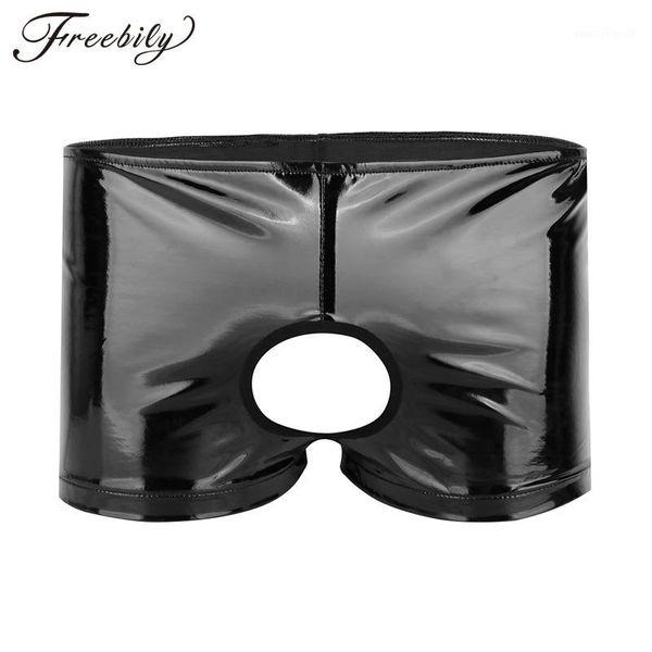 men's swimwear mens open bubriefs with front hole men soft shiny patent leather swimming beach shorts man underwear underpants inside t
men's swimwear mens open bubriefs with front hole men soft shiny patent leather swimming beach shorts man underwear underpants inside t