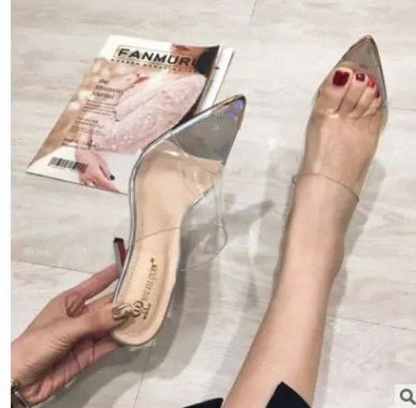 women slippers peep toe summer pvc transparent shoes women sandals clear slippers slides shallow high heels 11.5cm outdoor pumps #rz8e, Black
women slippers peep toe summer pvc transparent shoes women sandals clear slippers slides shallow high heels 11.5cm outdoor pumps #rz8e, Black