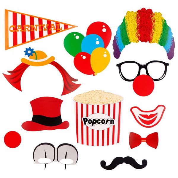 fengrise 12шт клоун photobooth реквизит забавный цирковой клоун маска photobooth карнавал партии декор день рождения улица вечеринок wmtjeh 
fengrise 12шт клоун photobooth реквизит забавный цирковой клоун маска photobooth карнавал партии декор день рождения улица вечеринок wmtjeh