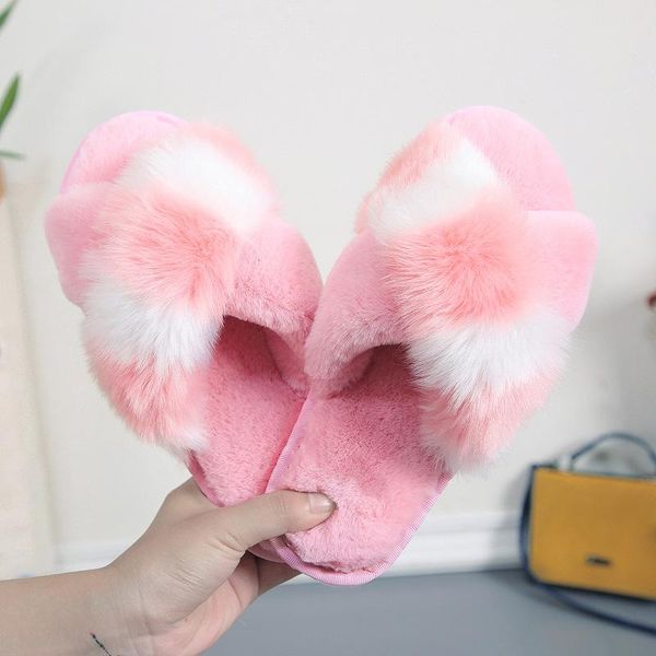 women's sweet pink slippers for girls indoor winter fuzzy slides female fashion shoes 2020 new arrival, Black
women's sweet pink slippers for girls indoor winter fuzzy slides female fashion shoes 2020 new arrival, Black