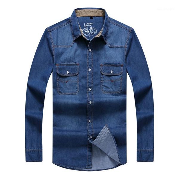 men's casual shirts long sleeve denim shirt for men 100% cotton high street motorcycle solid color men's large size shirt(oversize, White;black
men's casual shirts long sleeve denim shirt for men 100% cotton high street motorcycle solid color men's large size shirt(oversize, White;black