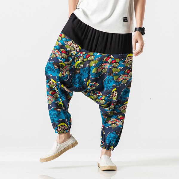2021 new chinese style print thin streetwear hip hop corridors harem trouser men's fashionable pants w36n, Black
2021 new chinese style print thin streetwear hip hop corridors harem trouser men's fashionable pants w36n, Black