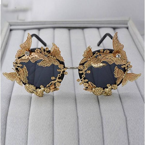sunglasses 2021 luxury baroque women metal flower vintage eyewear brand design sun glasses outdoors casual fashion accessories, White;black
sunglasses 2021 luxury baroque women metal flower vintage eyewear brand design sun glasses outdoors casual fashion accessories, White;black