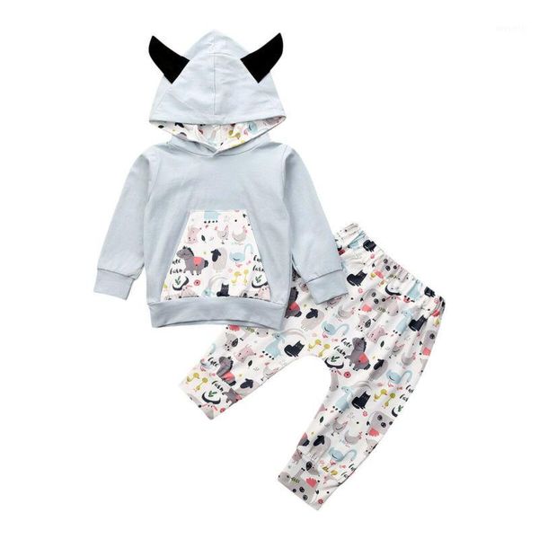 clothing sets 2021 baby spring autumn infant boy girl animal printed 3d ears hoodie pants winter 2pcs set clothes 0-24m1, White
clothing sets 2021 baby spring autumn infant boy girl animal printed 3d ears hoodie pants winter 2pcs set clothes 0-24m1, White