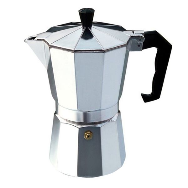aluminium moka pot octangle maker for mocha black italian coffee practical gift easy clean up q0109
aluminium moka pot octangle maker for mocha black italian coffee practical gift easy clean up q0109