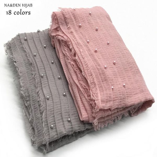 scarves 18 colors fashion wrinkle scarf pearl edges long muslim shawl big malaysia turban, Blue;gray
scarves 18 colors fashion wrinkle scarf pearl edges long muslim shawl big malaysia turban, Blue;gray