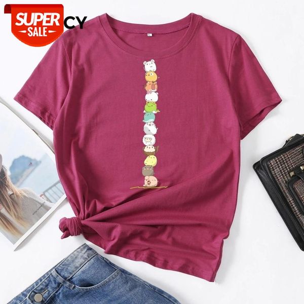 jfuncy 100% cotton summer streetwear vogue women shirts cute animals print tshirt harajuku multicolor female t-shirt woman #w49n, White
jfuncy 100% cotton summer streetwear vogue women shirts cute animals print tshirt harajuku multicolor female t-shirt woman #w49n, White