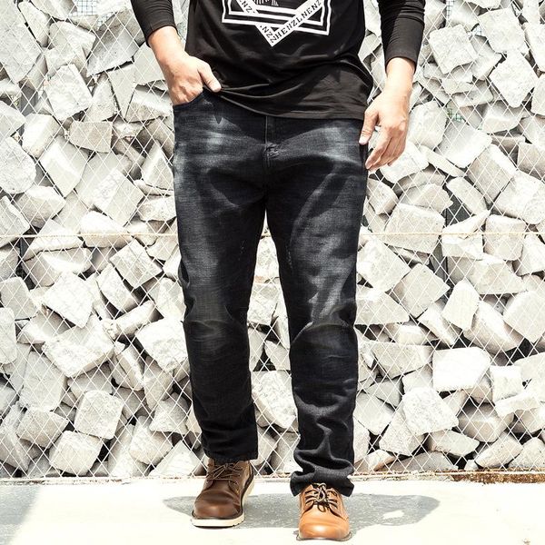 2020 spring and autumn high stretch large size men's jeans new straight loaded korean fashion black trousers size 30-44 46 48, Blue
2020 spring and autumn high stretch large size men's jeans new straight loaded korean fashion black trousers size 30-44 46 48, Blue
