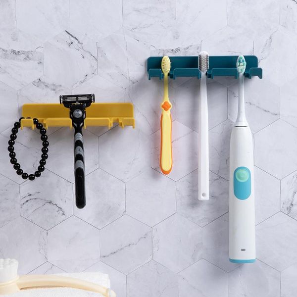 hooks & rails wall-mounted toothbrush rack punch-paste plug hook bathroom toilet sticky bedroom household storage
hooks & rails wall-mounted toothbrush rack punch-paste plug hook bathroom toilet sticky bedroom household storage
