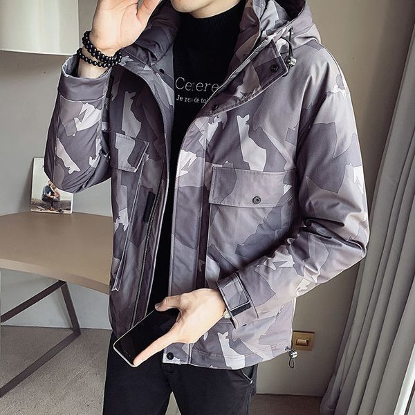 2021 winter new man jacket men's korean streetwear hooded thickened warm coat male camouflage printed down jackets 16sa, Black
2021 winter new man jacket men's korean streetwear hooded thickened warm coat male camouflage printed down jackets 16sa, Black